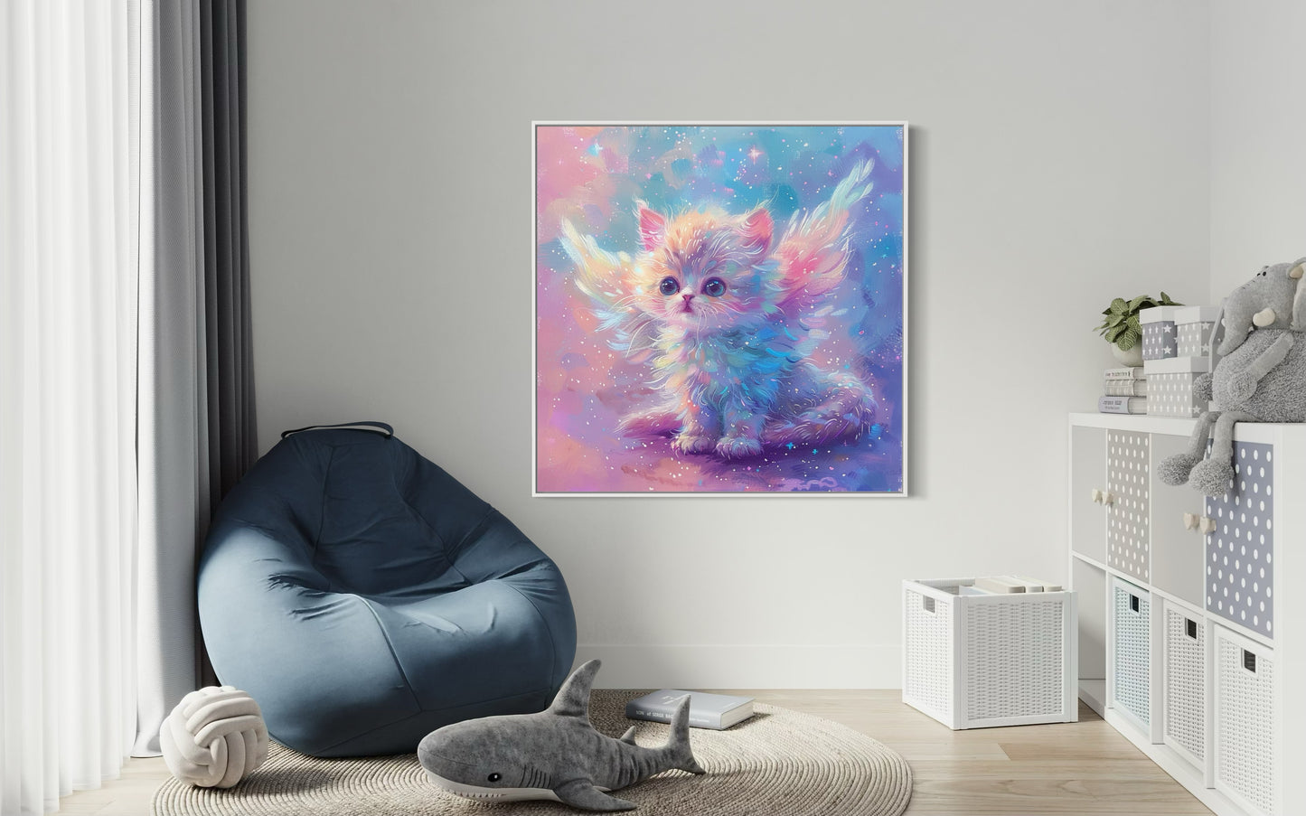 Angel Cat in Pastel Universe