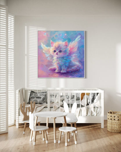 Angel Cat in Pastel Universe