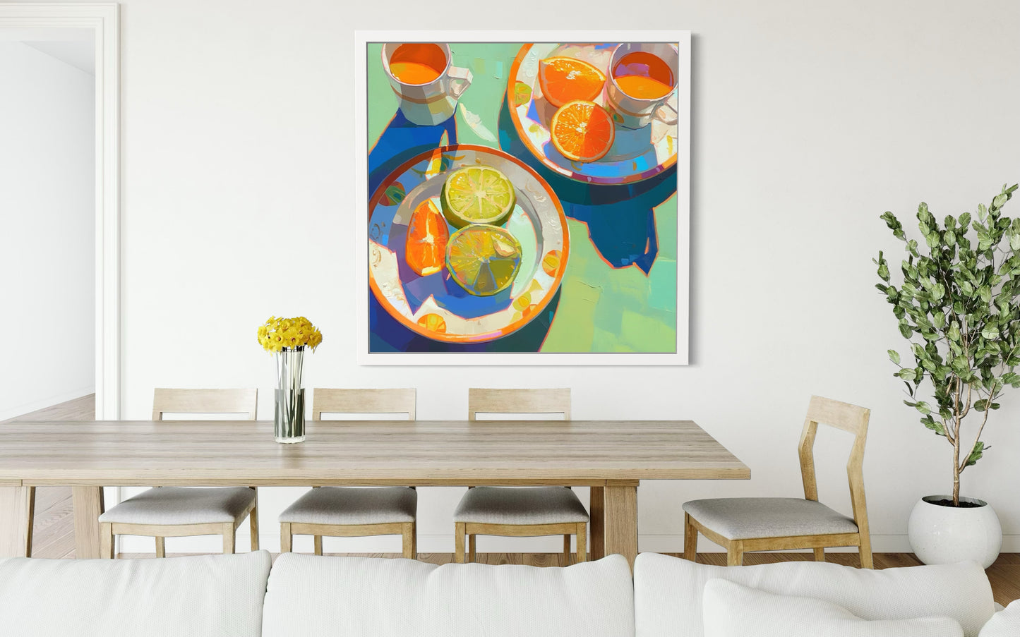 Tropical Citrus Canvas Art