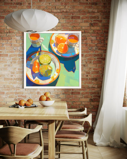 Tropical Citrus Canvas Art