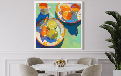 Tropical Citrus Canvas Art