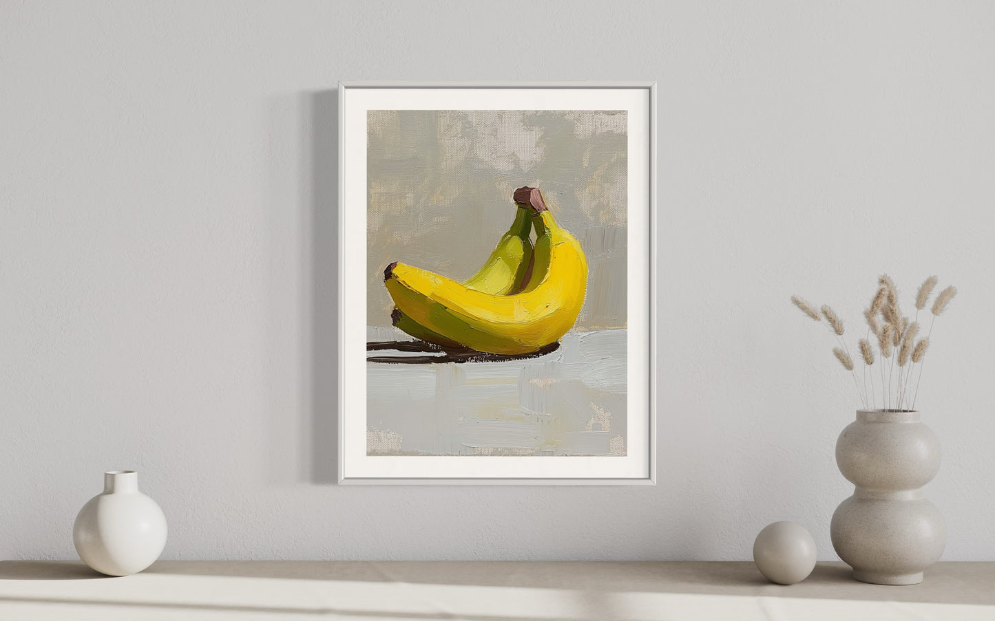 Golden Bananas - Modern Still Life Painting