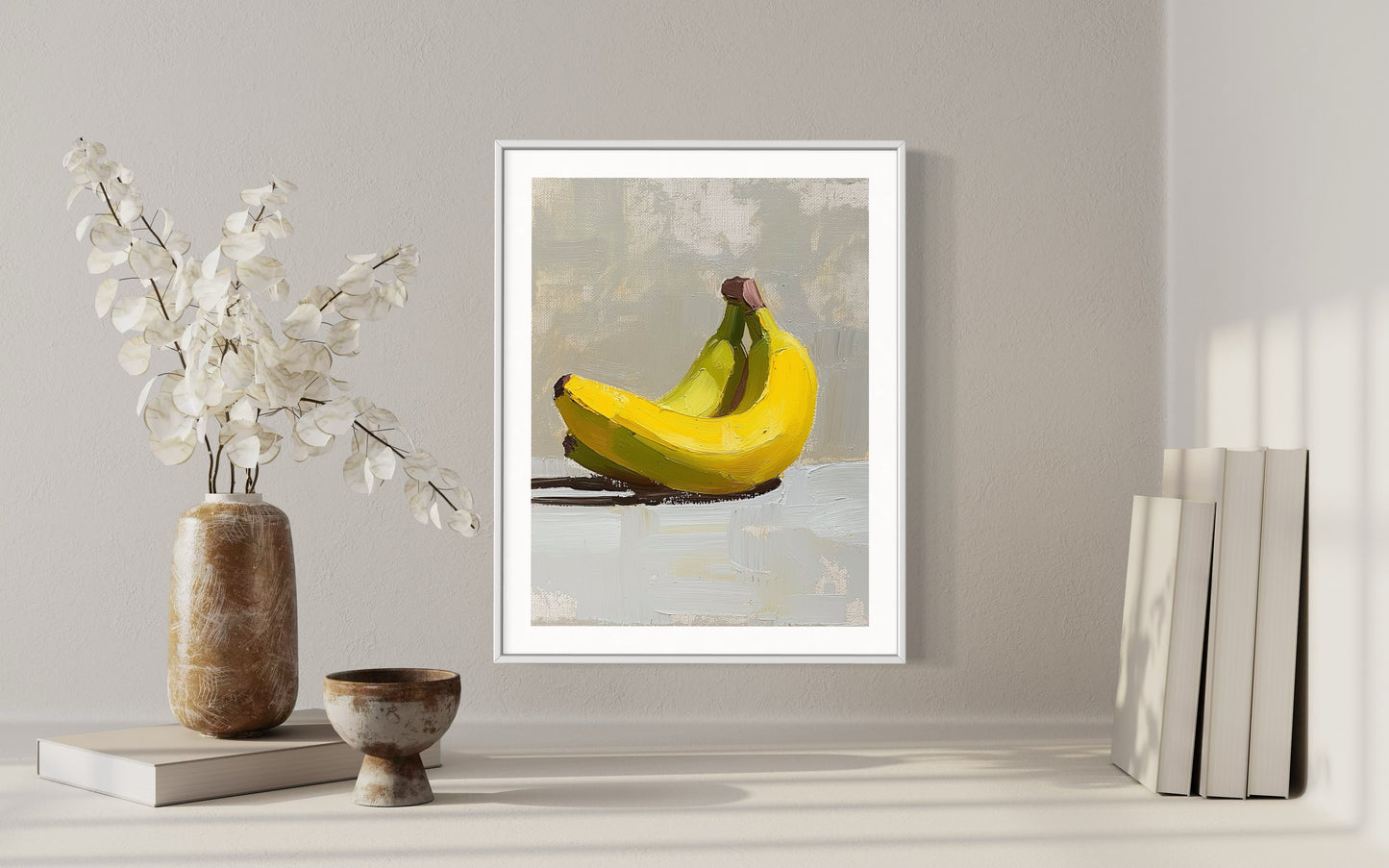 Golden Bananas - Modern Still Life Painting