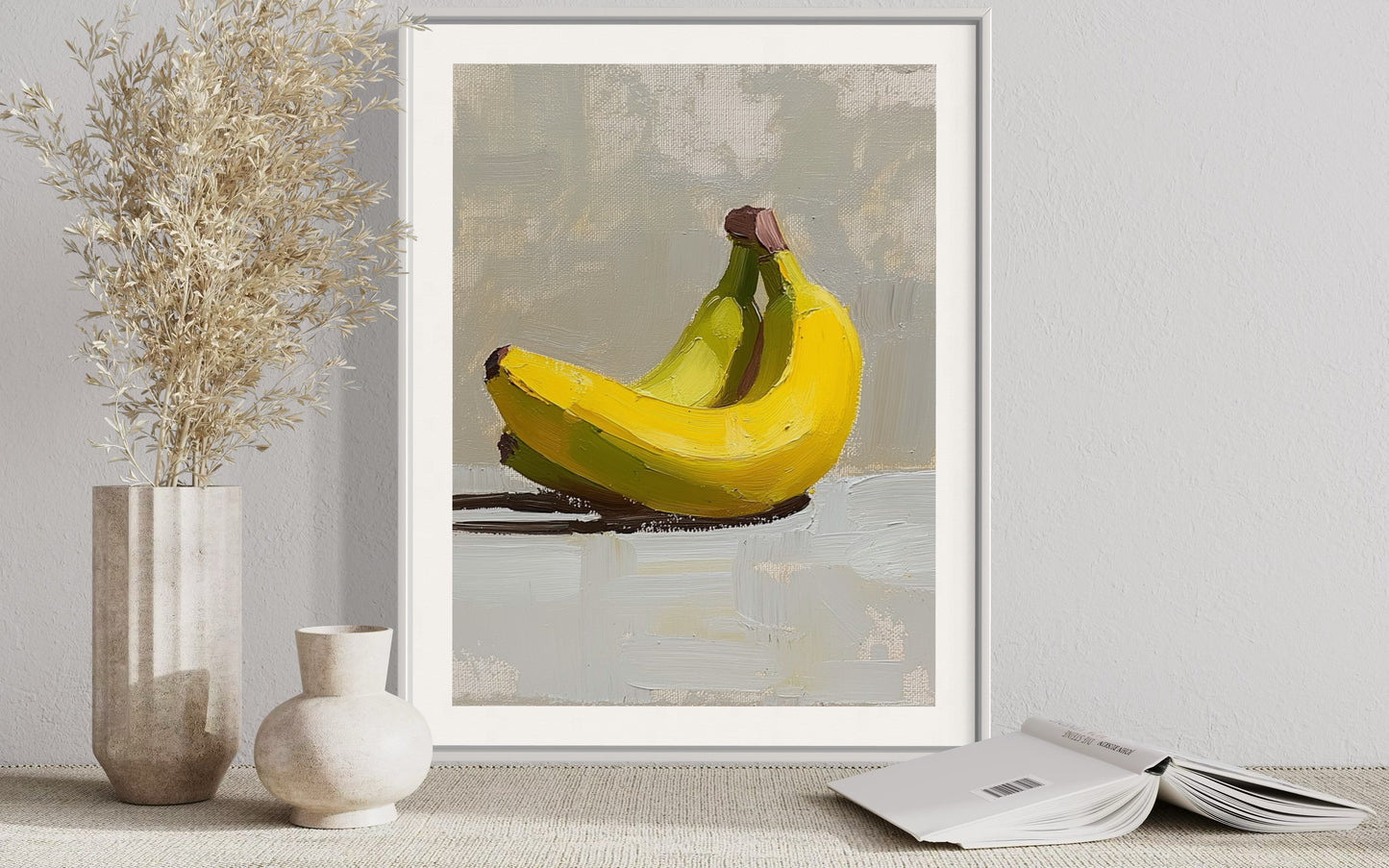 Golden Bananas - Modern Still Life Painting