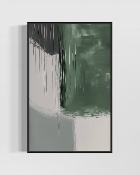 Green White Painting WS#063