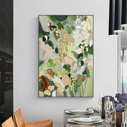 Botanical Abstract Oil Painting