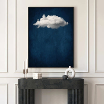 Surreal Cloud Acrylic Painting - Dreamy Artistic Creation