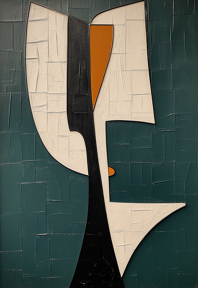 3 Pieces Geometric Painting WS#038