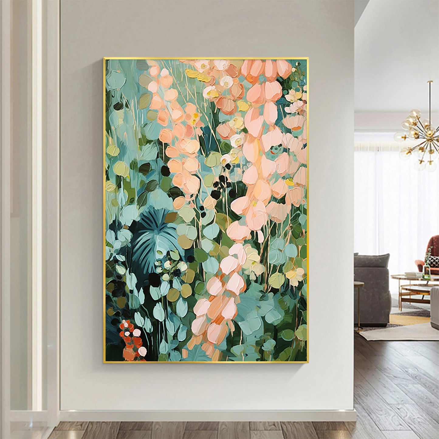 Delicate Floral Abstract Art