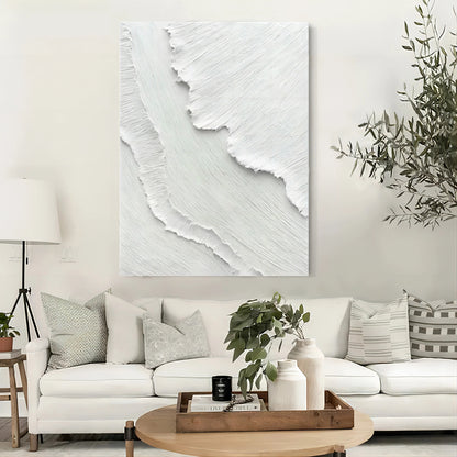 Wabi-Sabi White Painting TA#030