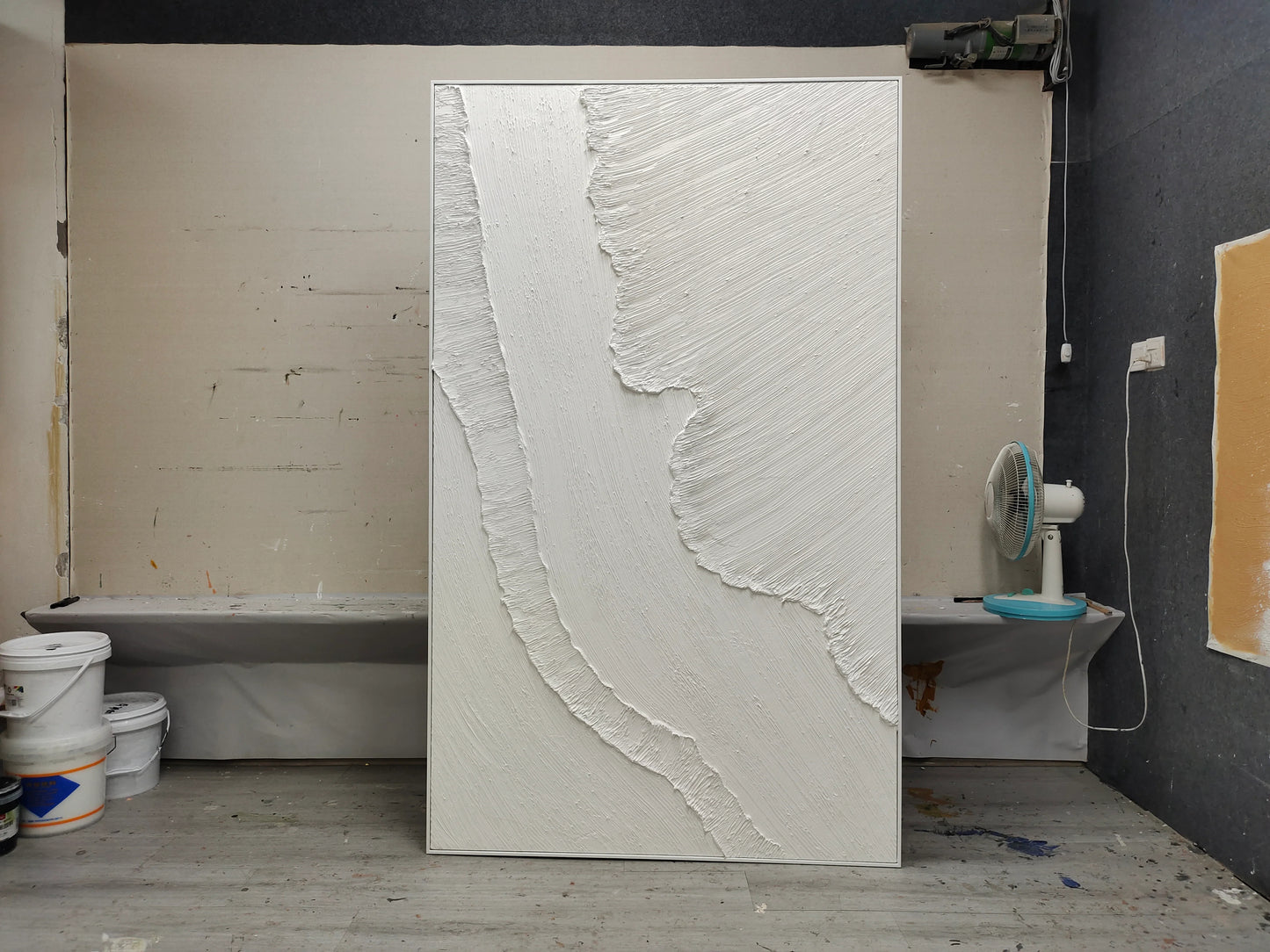Wabi-Sabi White Painting TA#030