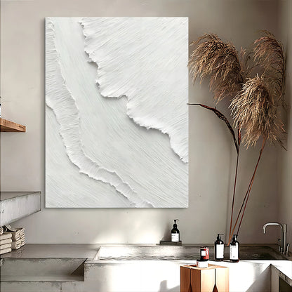 Wabi-Sabi White Painting TA#030