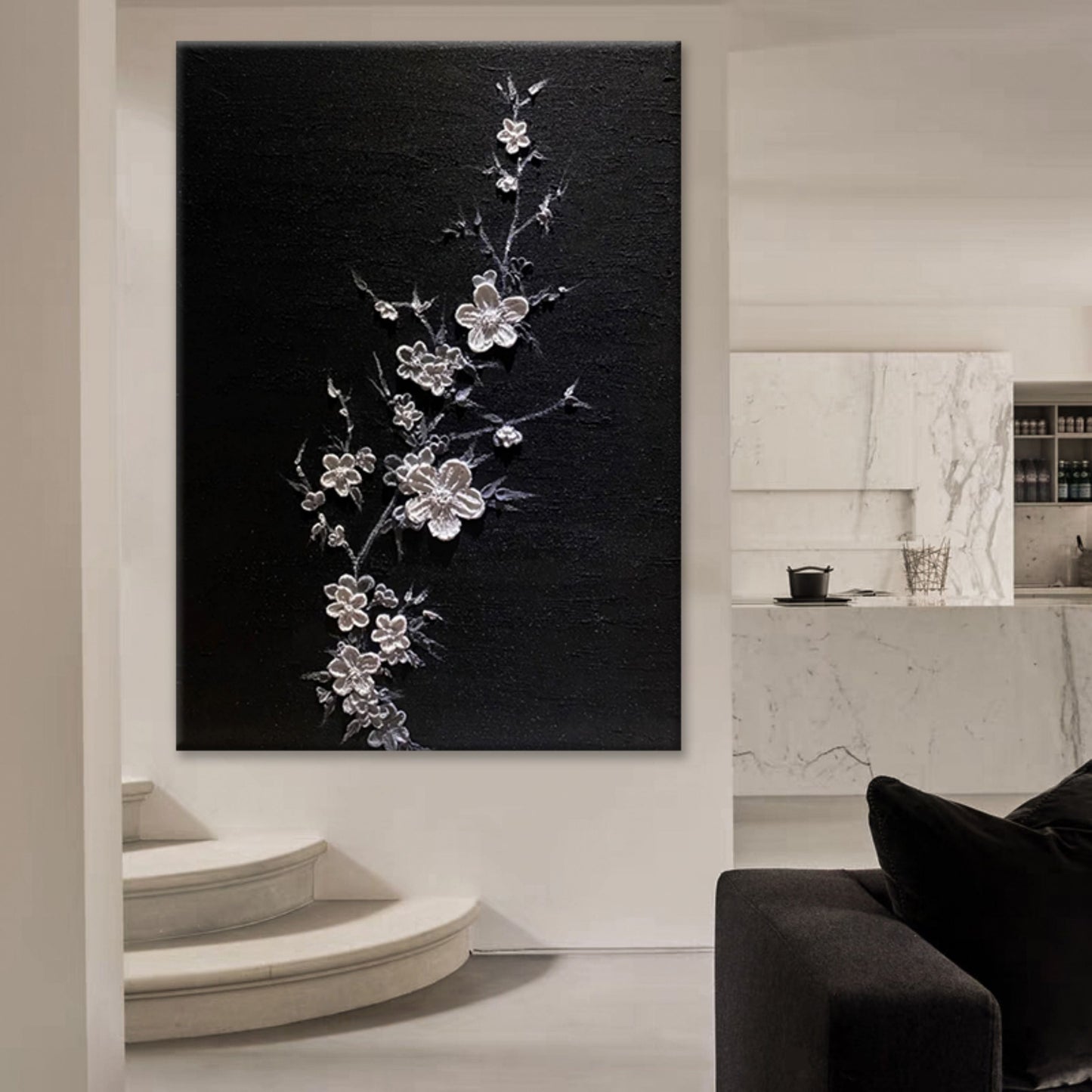 Wabi-Sabi Painting Black WS#024