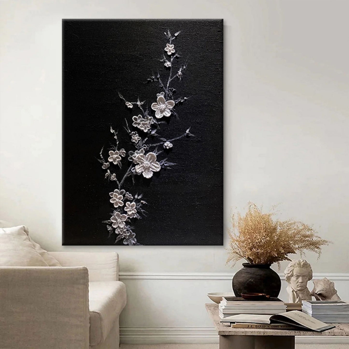 Wabi-Sabi Painting Black WS#024