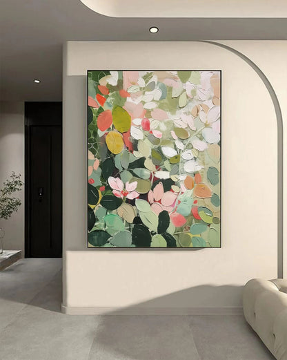 Floral Abstract Oil Painting