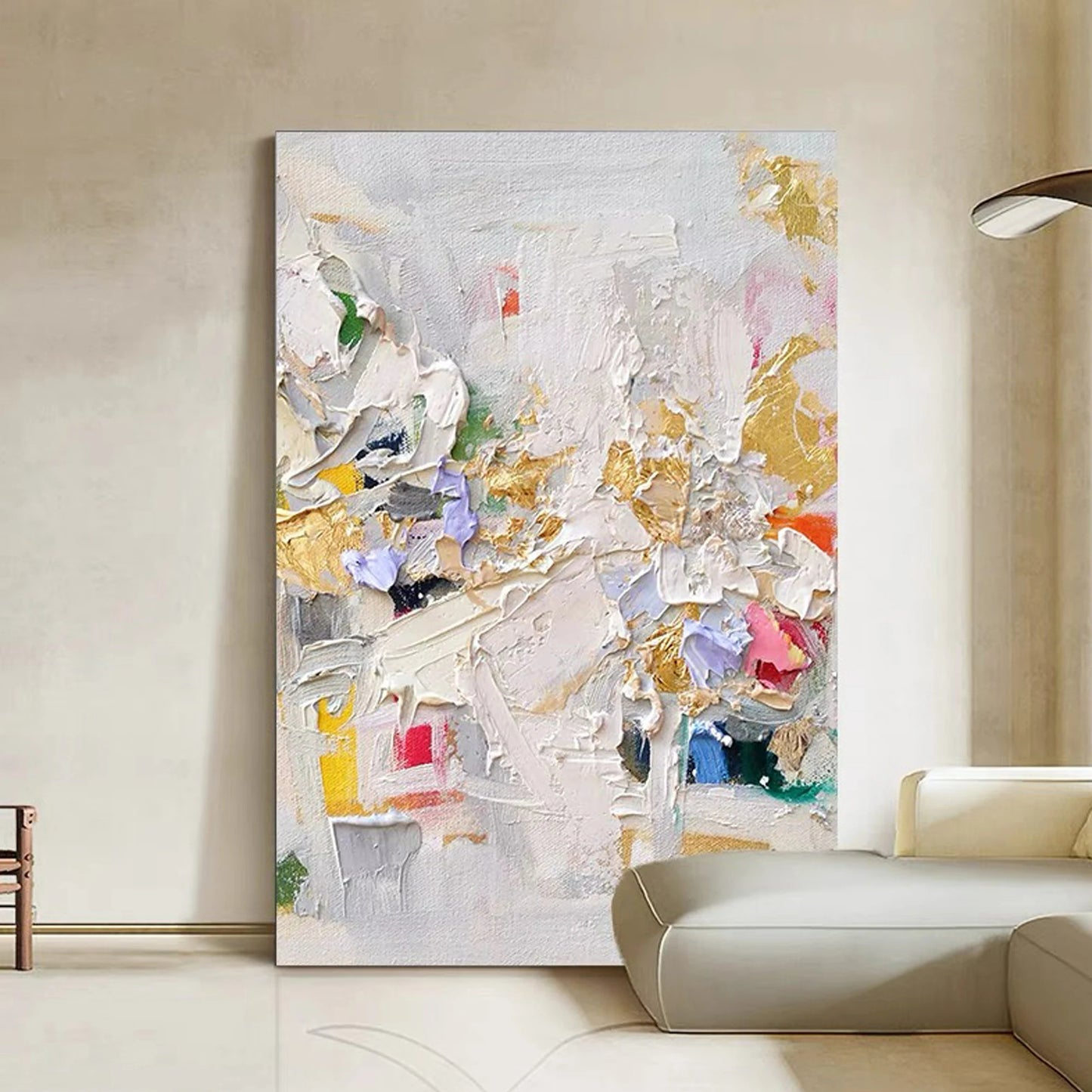 Elegant Abstract Acrylic Painting