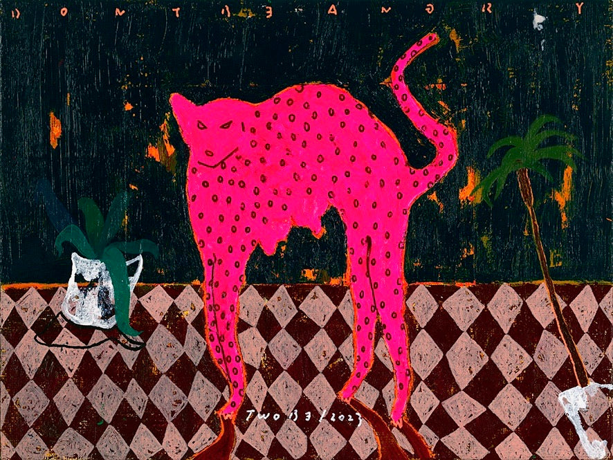 Bold Pink Leopard Art Print