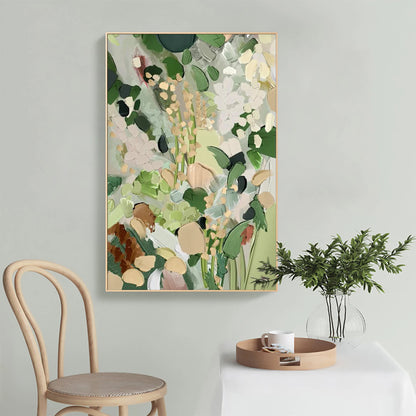 Botanical Abstract Oil Painting