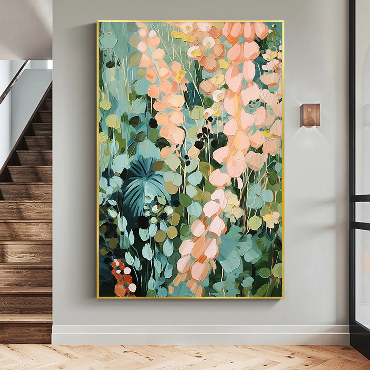 Delicate Floral Abstract Art