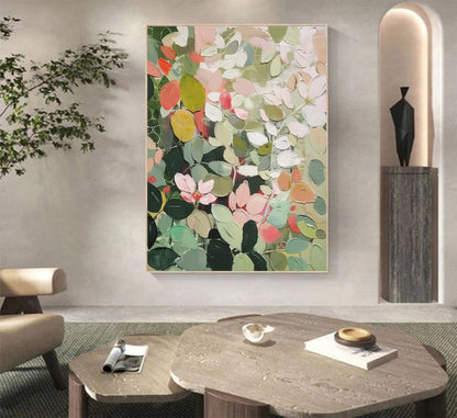 Floral Abstract Oil Painting