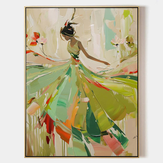 Colorful Dancing Abstract Painting CA#156