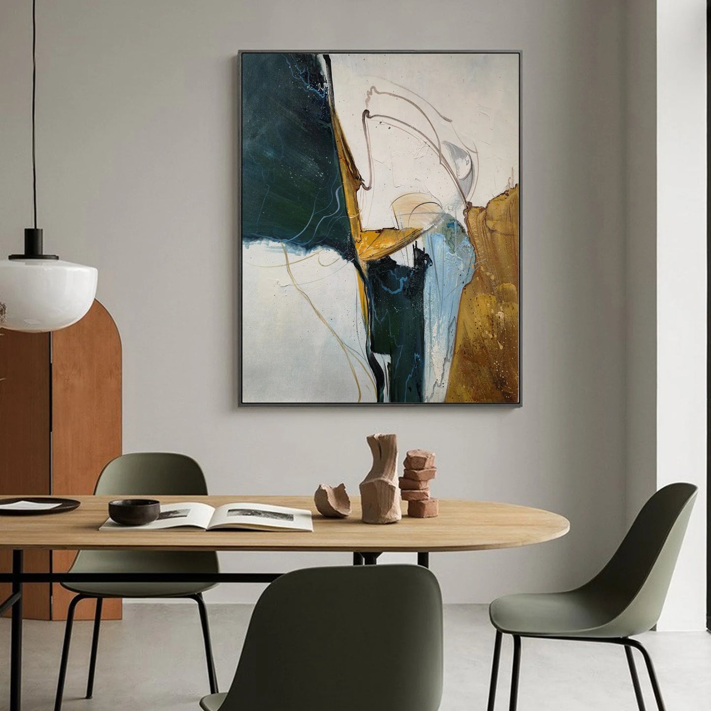Minimalist Coloful Painting CM#112