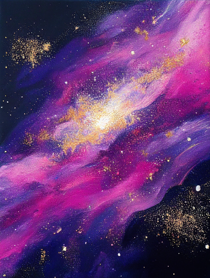 Galaxy Vortex - Starry Universe Wall Art