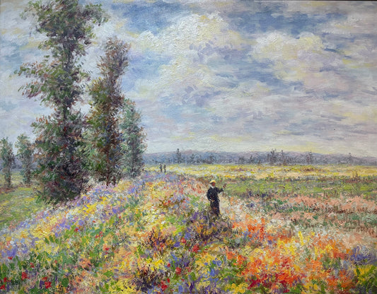 Claude Monet Les Coquelicots Art Print Oil Painting