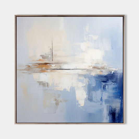 Minimalist Blue Painting CM#119