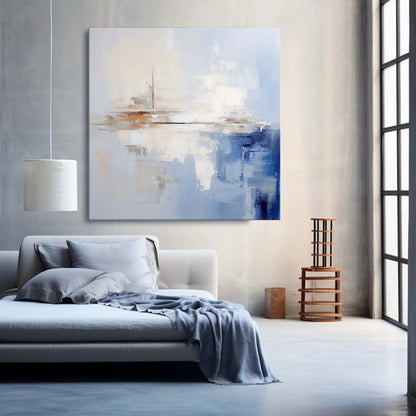 Minimalist Blue Painting CM#119