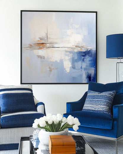 Minimalist Blue Painting CM#119