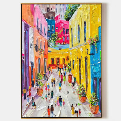 Colorful City Landscape Painting CA#075
