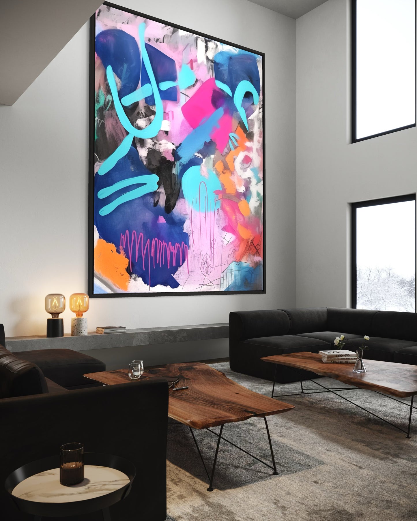 Colorful Abstract Painting CA#105