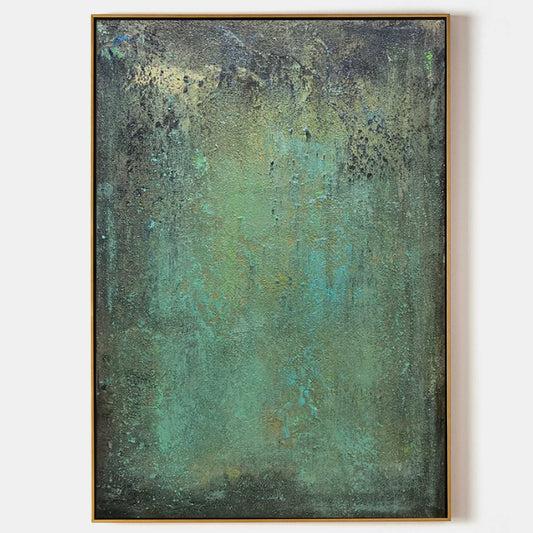 Wabi-Sabi Painting Green WS#023
