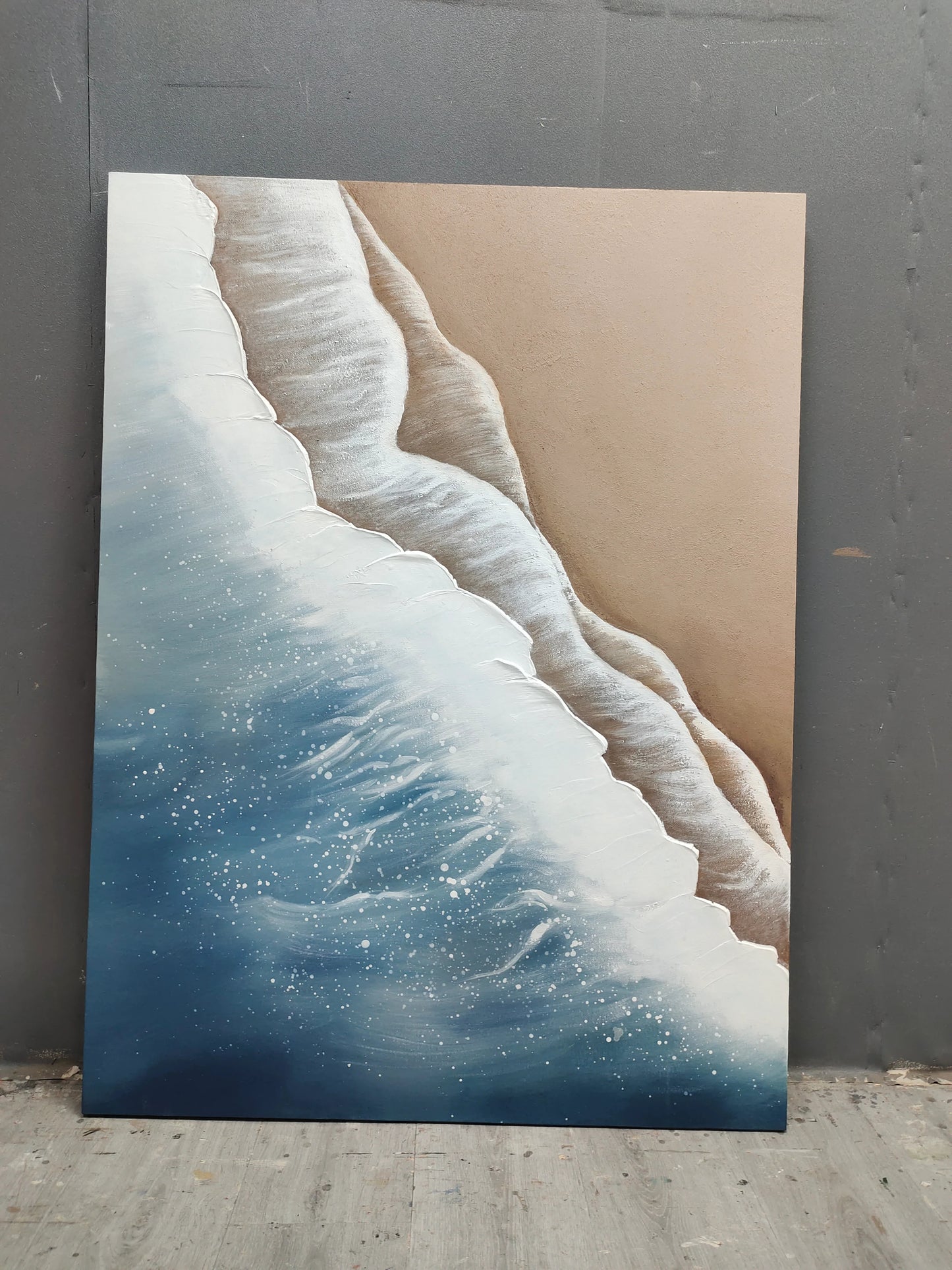 Texture Painting Landscape Ocean WS#020