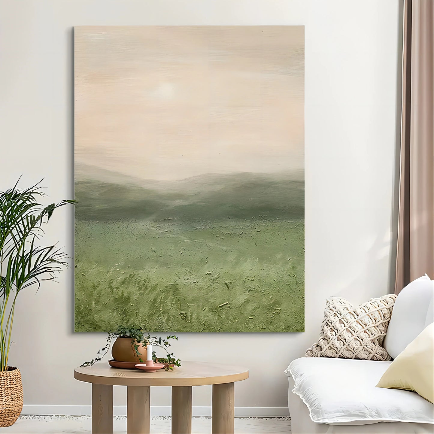 Wabi-Sabi Painting Landscape Hill WS#017