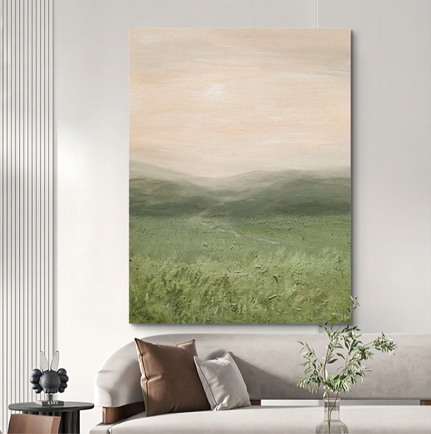 Wabi-Sabi Painting Landscape Hill WS#017