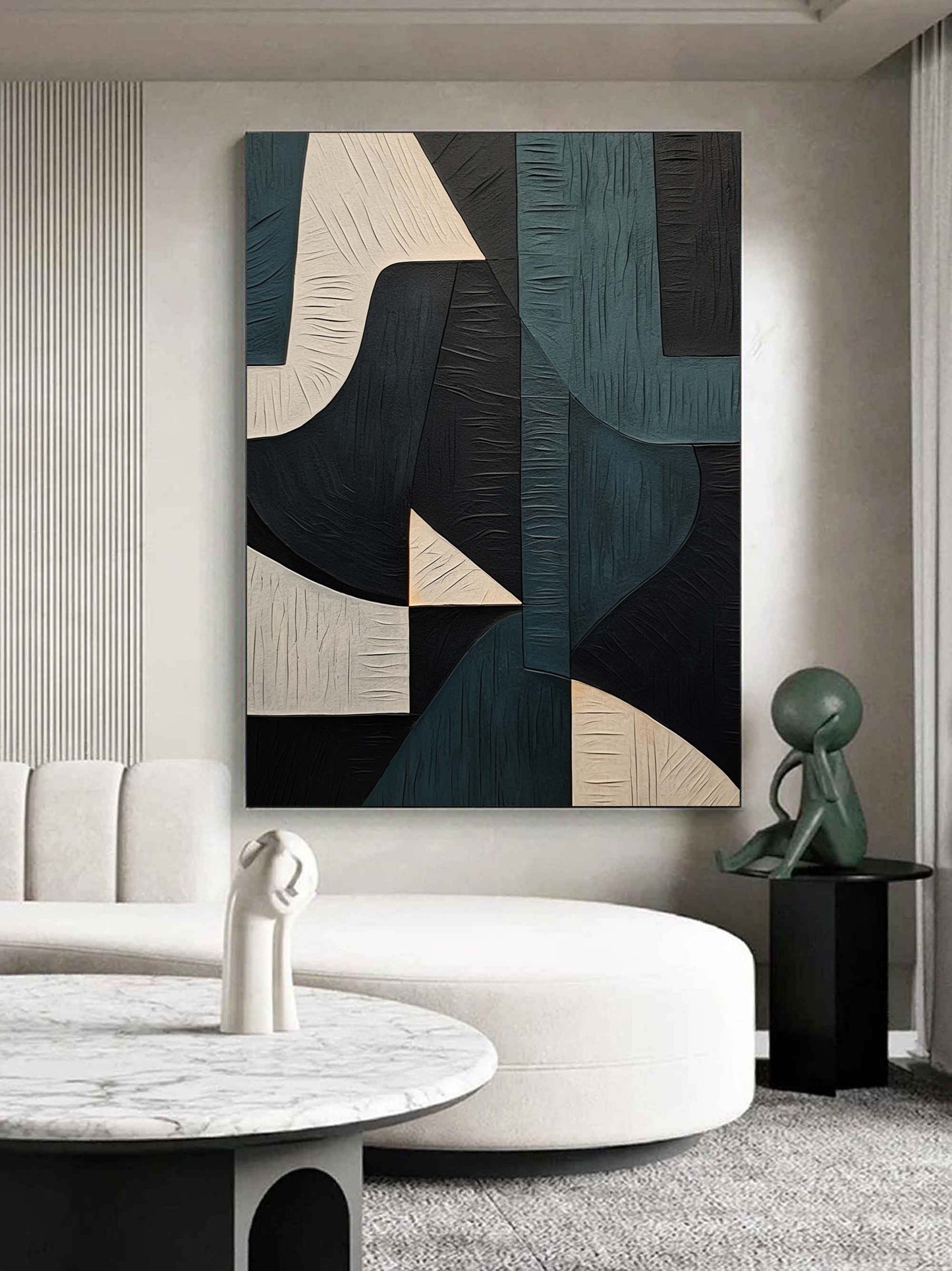 Wabi-Sabi Painting Geometric WS#015
