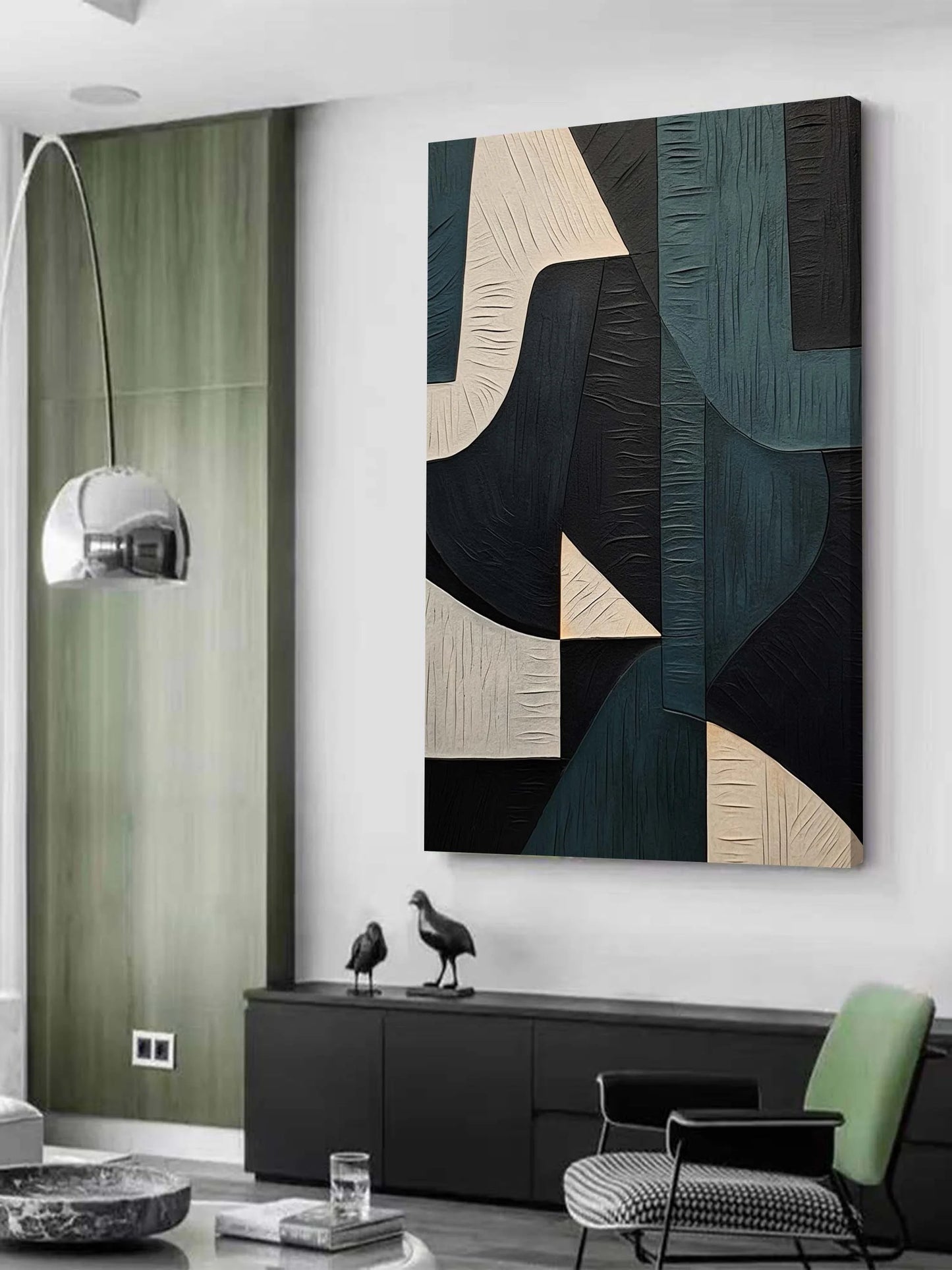 Wabi-Sabi Painting Geometric WS#015