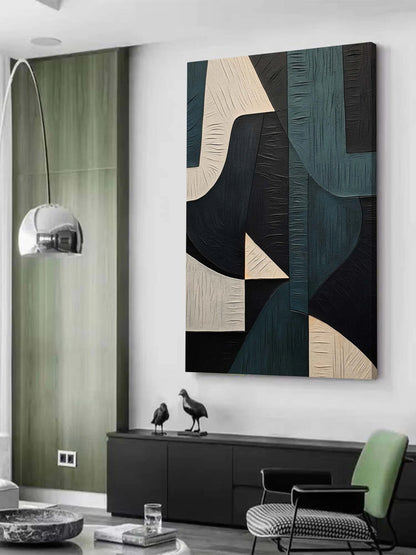 Wabi-Sabi Painting Geometric WS#015
