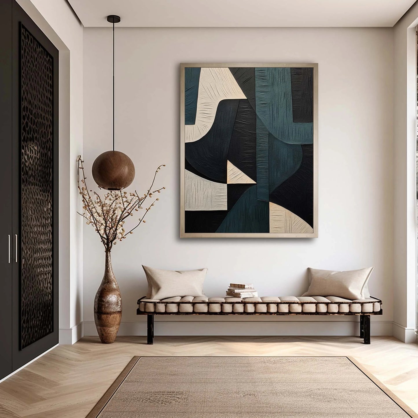 Wabi-Sabi Painting Geometric WS#015