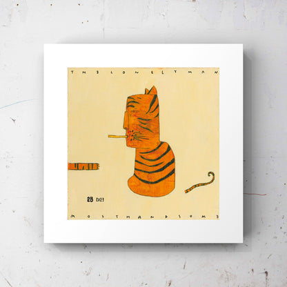 Abstract Tiger Art Print