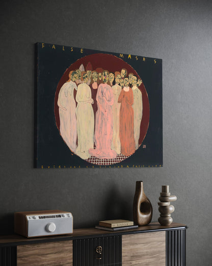 Elegant Group of Figures Art Print