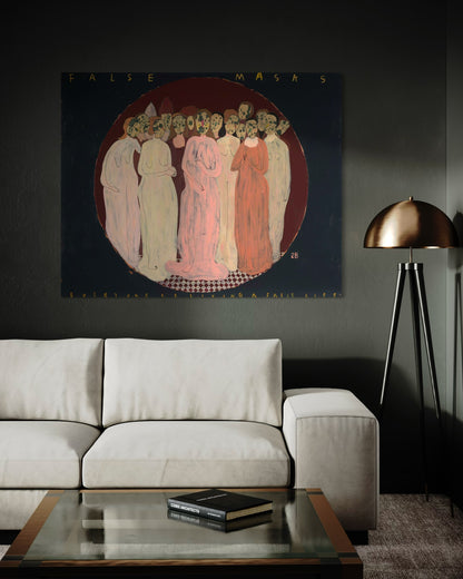 Elegant Group of Figures Art Print