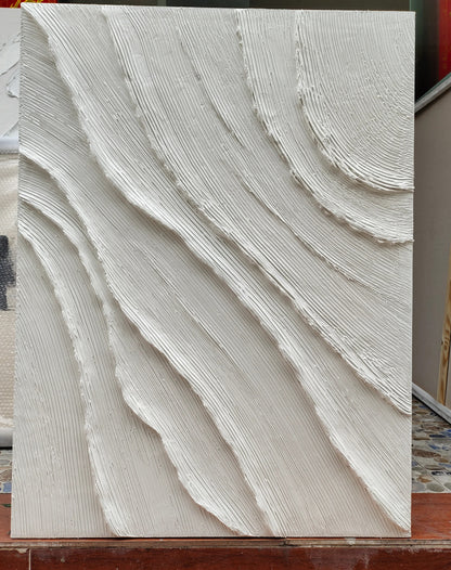 Wabi-Sabi White Painting TA#033