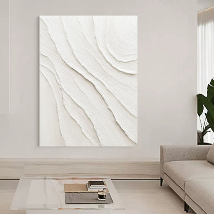 Wabi-Sabi White Painting TA#033