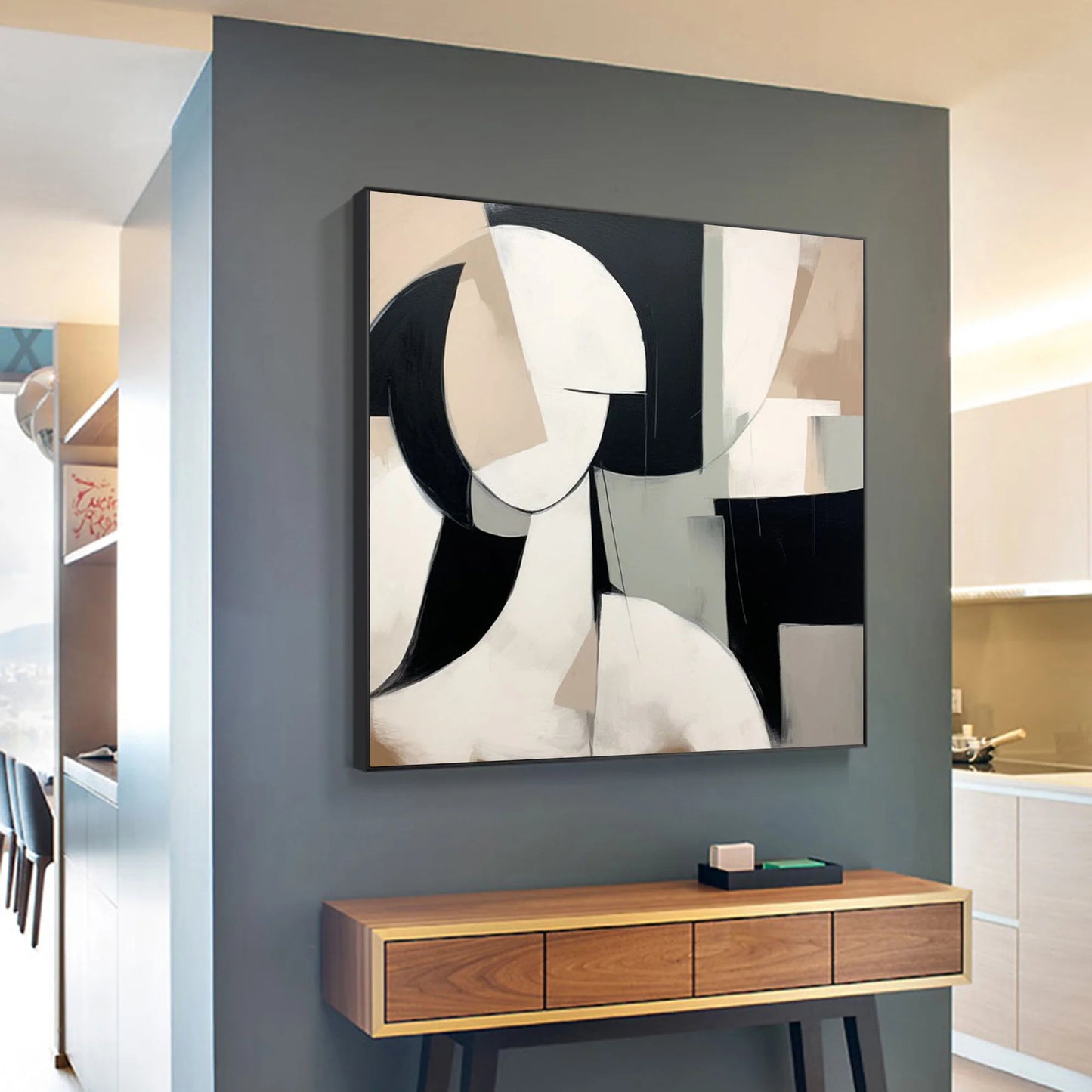 Wabi-Sabi Painting Geometric WS#016