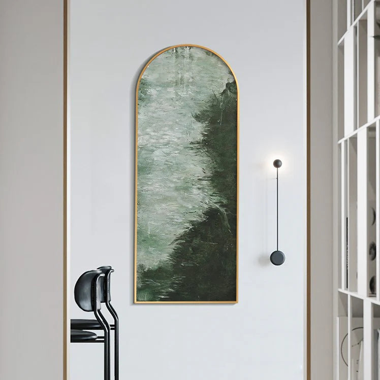 Minimalist Green Toned Painting CM#149