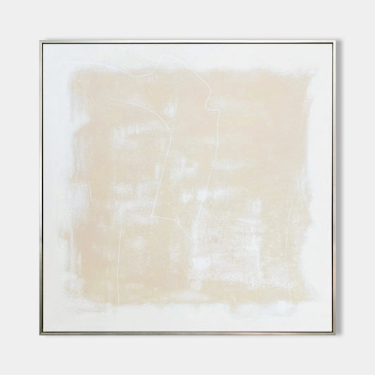 Beige Minimalist Painting CM#108