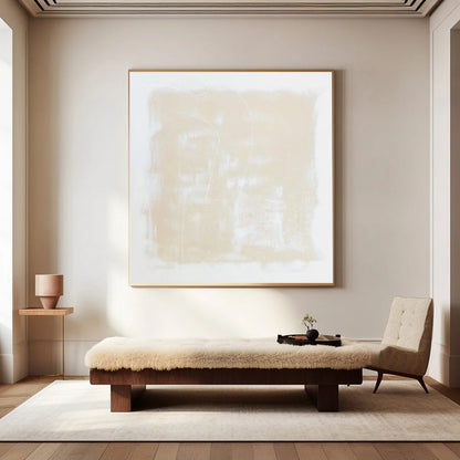 Beige Minimalist Painting CM#108